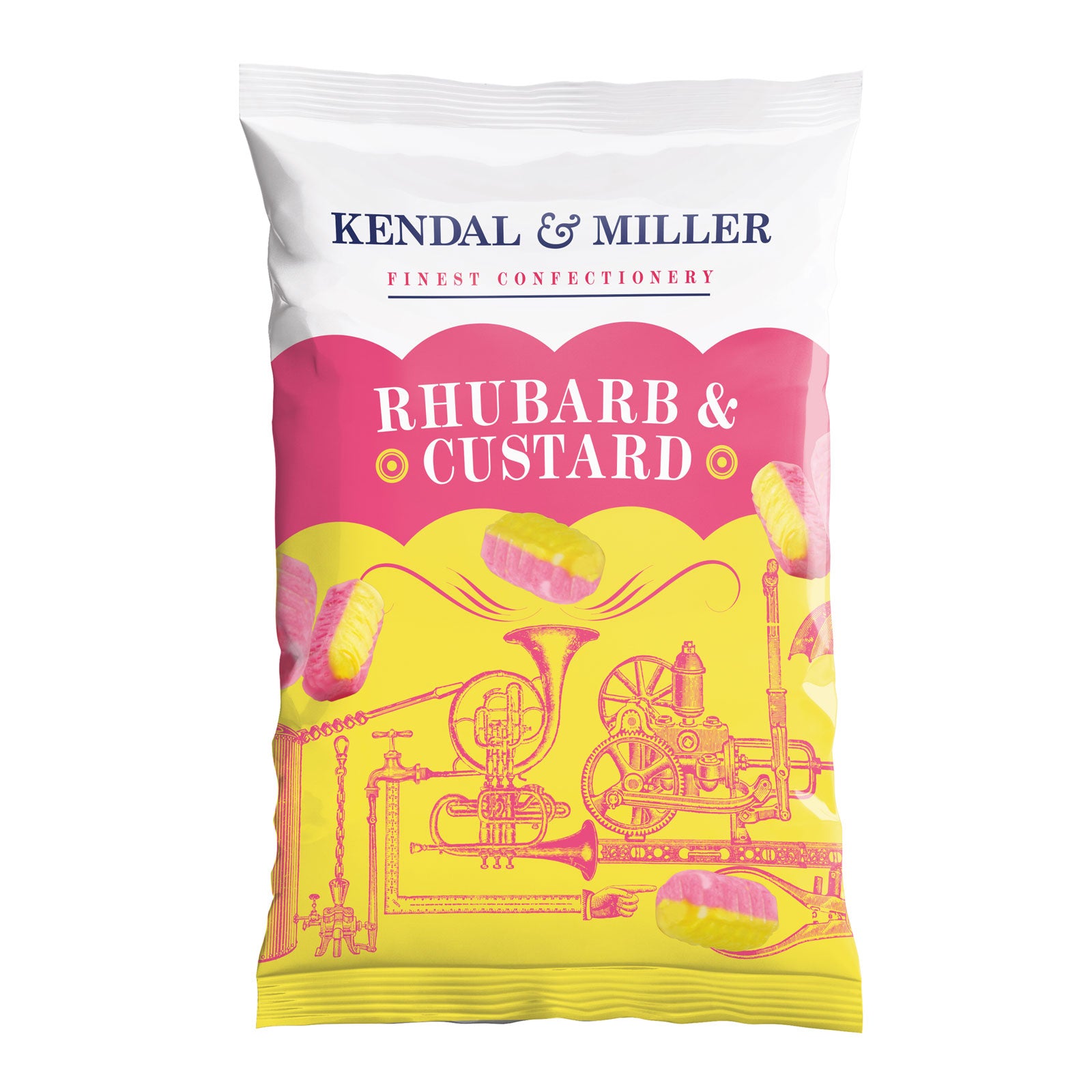 Kendal & Miller Rhubarb & Custard 170g | High Quality Chocolate & Sweets Online - Product Image Kendal & Miller Rhubarb & Custard 170g | High Quality Chocolate & Sweets Online - Product Image
